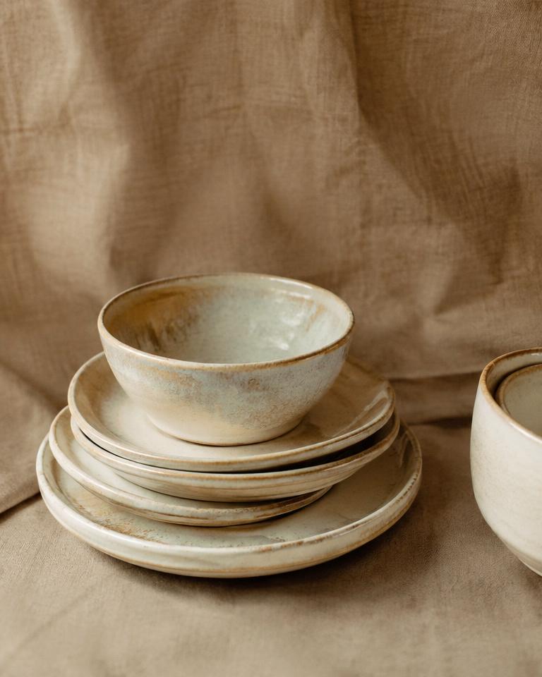 Keramiek servies set (12-delig)